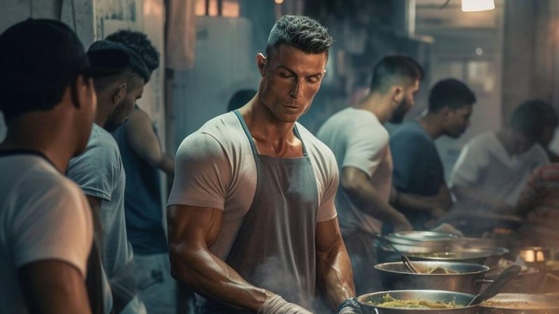 Cristiano Ronaldo in Dubai’s Karama food street! Messi and David Beckham were also ‘spotted’ at Expo City Dubai in the expat’s make-believe world powered by art